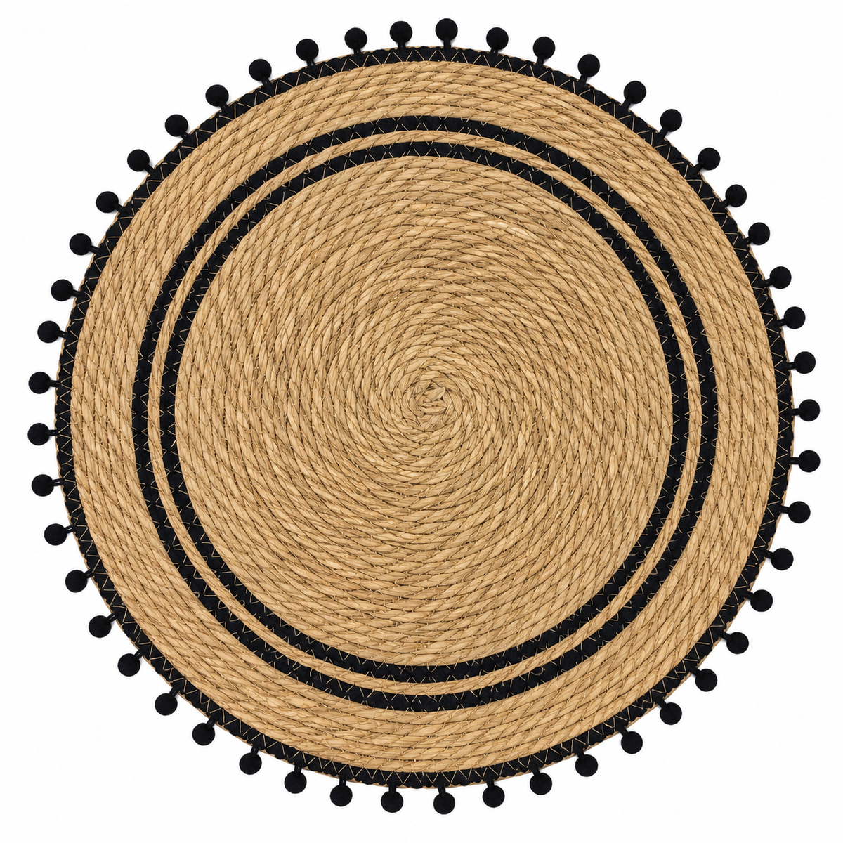 Individual Boho Negro y Natural