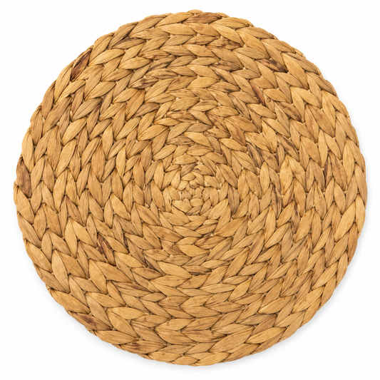 Individual Circular de yute Natural