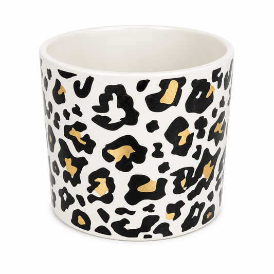 Macetero Decorativo Cerámico Animal Print